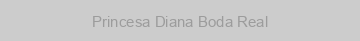 Princesa Diana Boda Real
